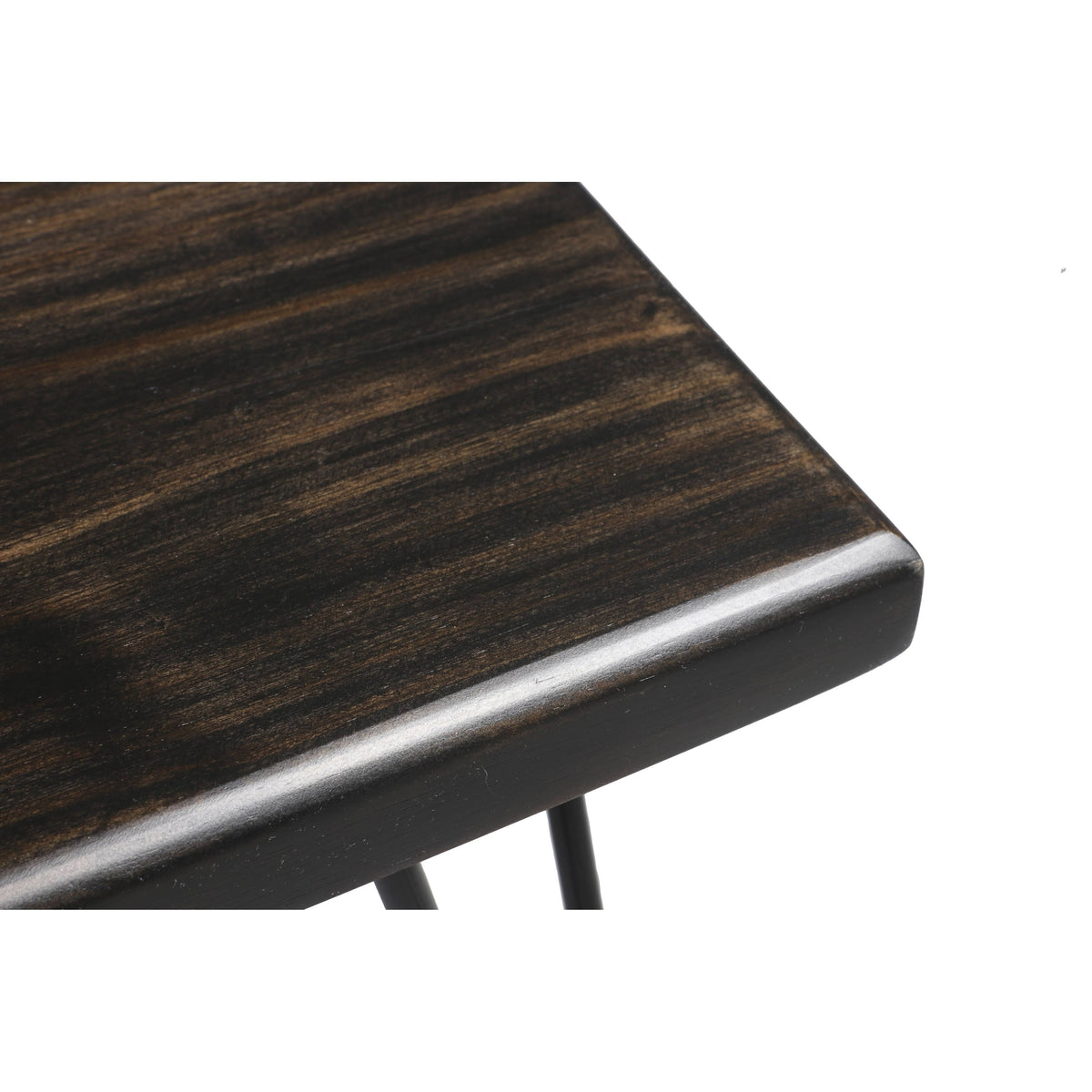 Dark Brown Wood Bench I4104