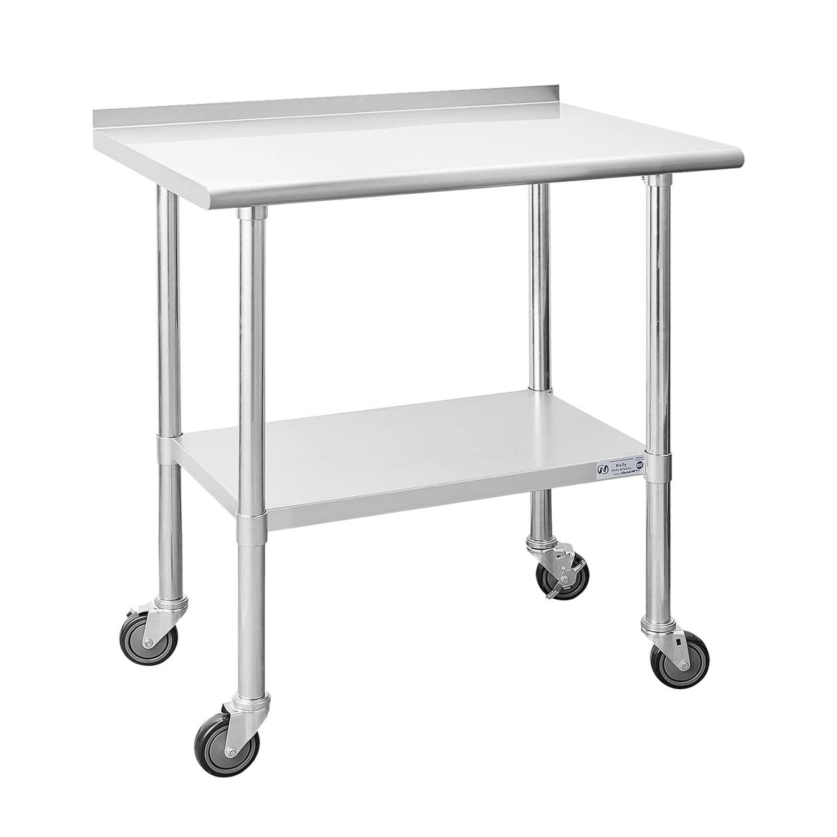 Stainless Steel Table 24 x 60 Inches with Caster Wheels C654