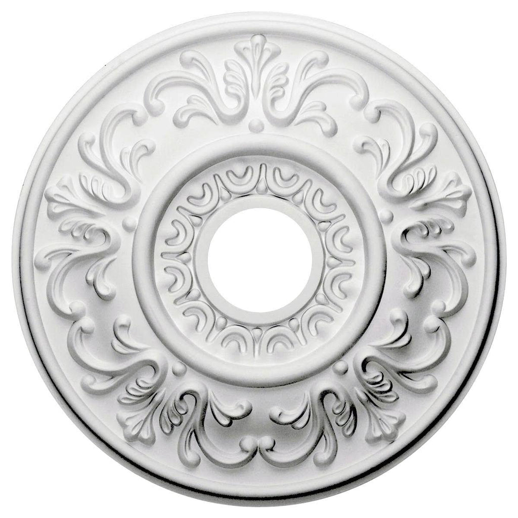 Hand-Painted Pewter Ceiling Medallion N486