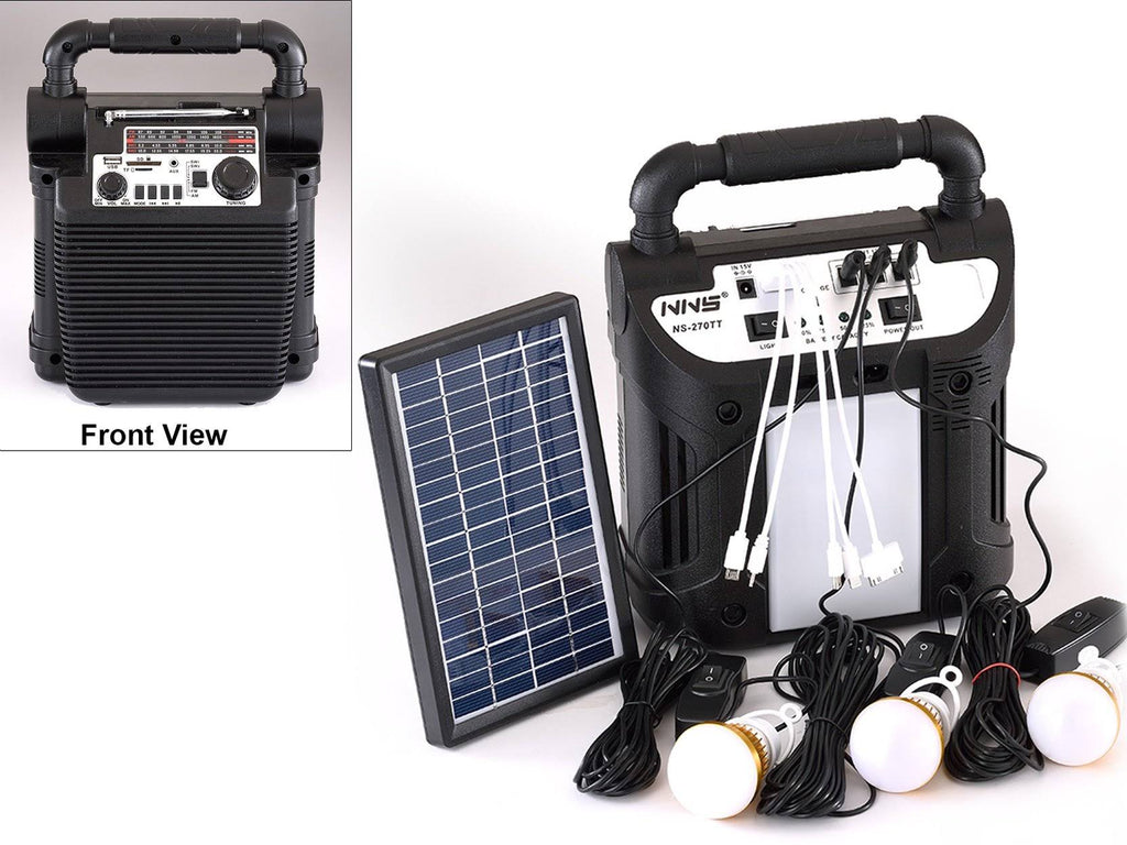 9-in-1 Solar Power Bank Speaker V271