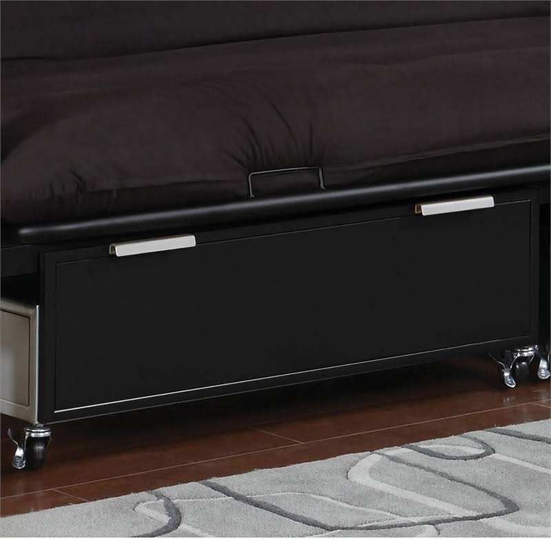 Metal Twin Over Futon Bunk Bed N520024