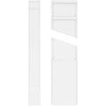 Smooth PVC Pilaster with Decorative Capital & Base (Pair) H466856