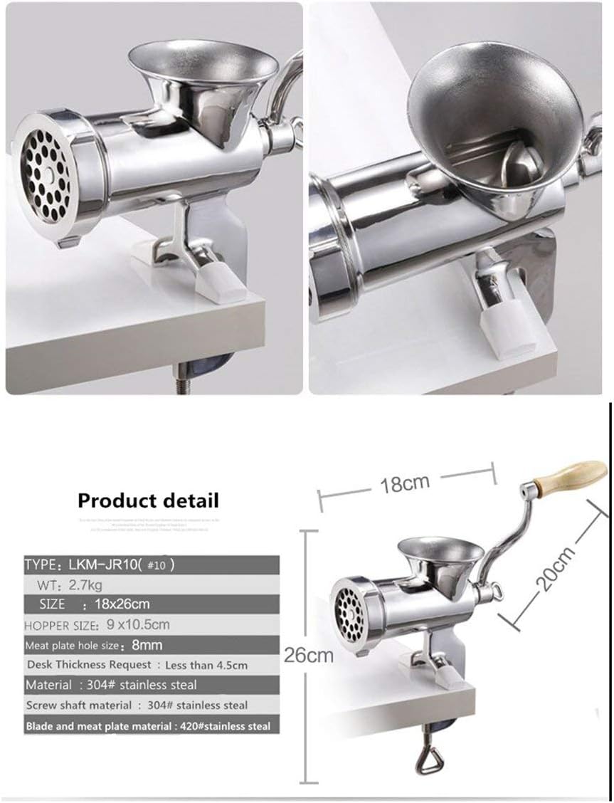 304 Stainless Steel Manual Meat Grinder M983
