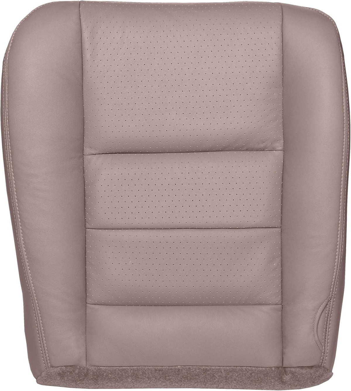 Perforated Leather Seat Cover Medium Flint Gray K89046