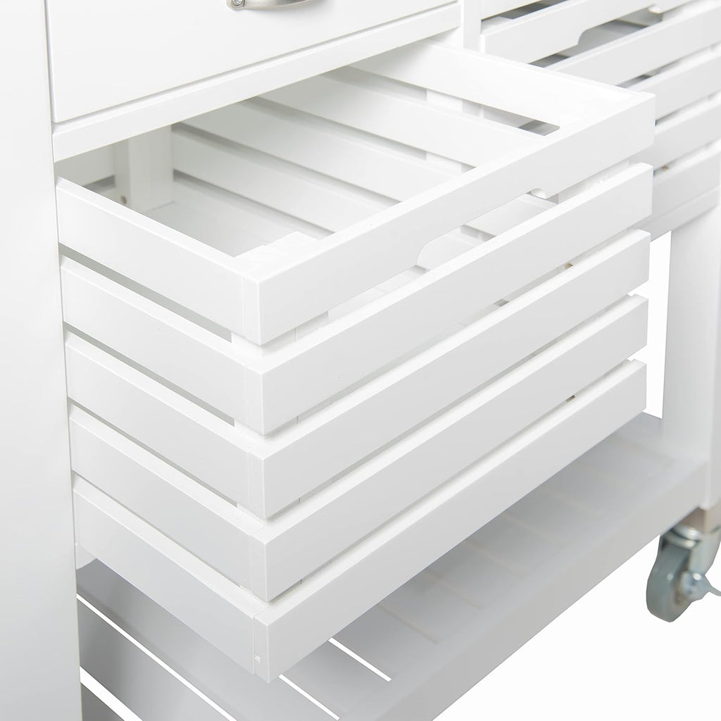 White Kitchen Cart K965