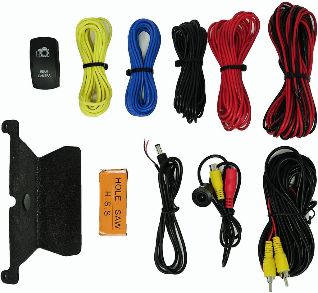 UTV Stereo Rear View Camera Kit with Mount & Switch E423368