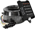 12 Channel 100' XLR Snake Cable with 1/4 Returns E986