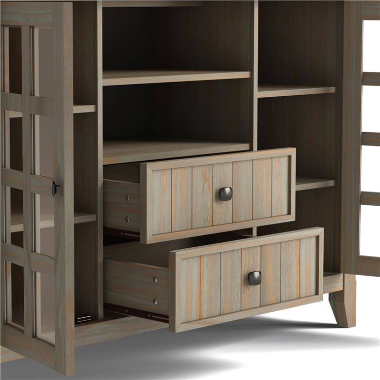 Solid Wood TV Media Stand X244