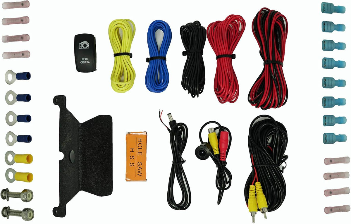 UTV Stereo Rear View Camera Kit with Mount & Switch E423368