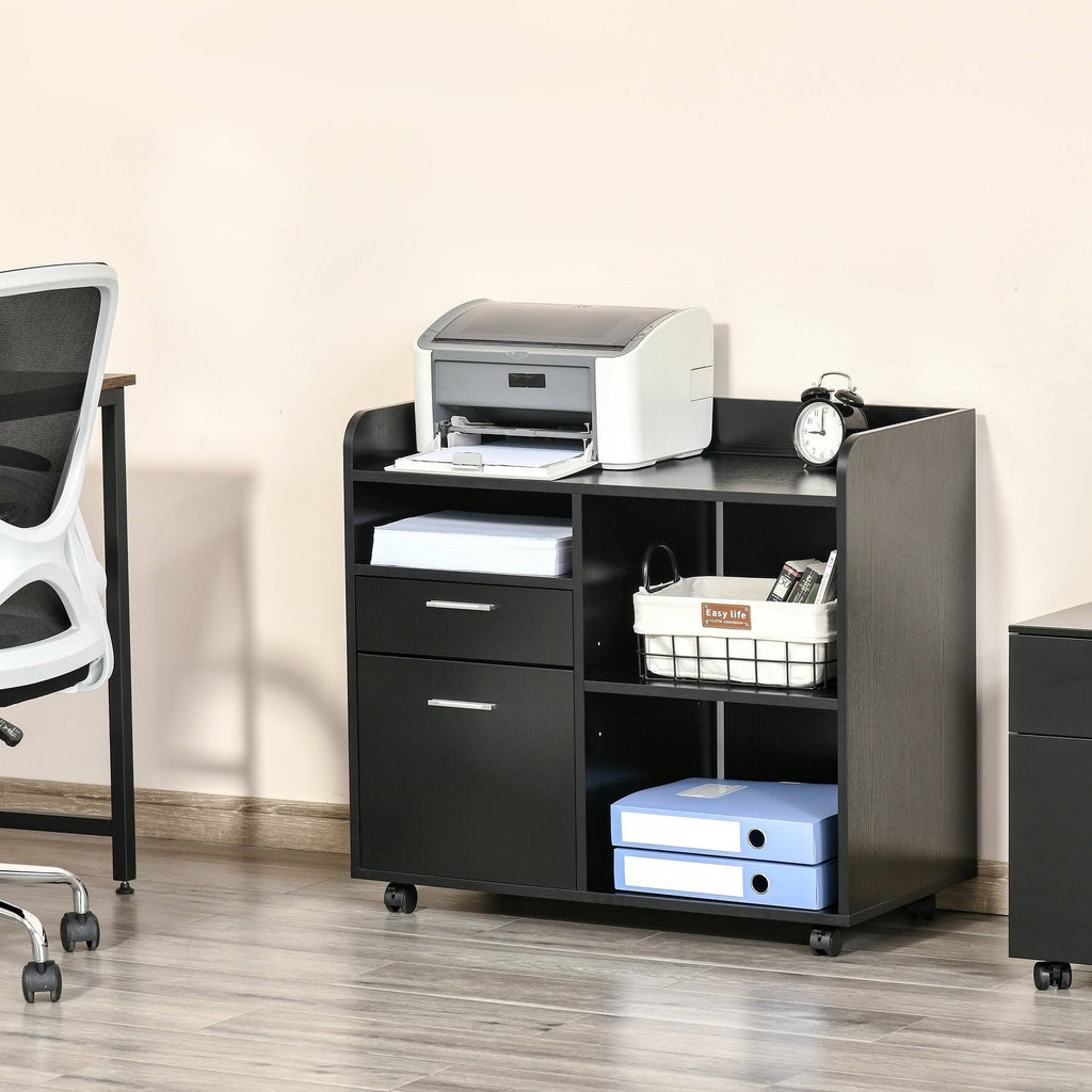 Multipurpose Filing Cabinet Printer Stand with 2 Drawers N331