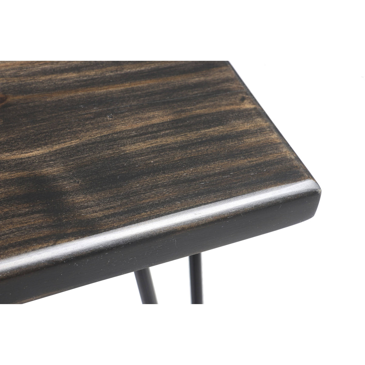 Dark Brown Wood Bench I4104