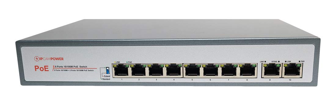 16 Port POE Network Switch with 2 Gigabit Uplink Ports N328