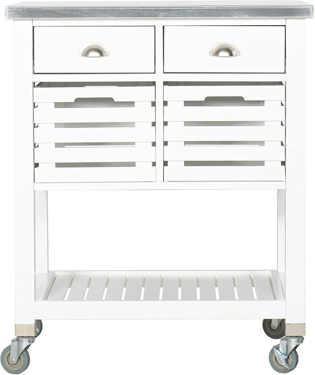 White Kitchen Cart K965