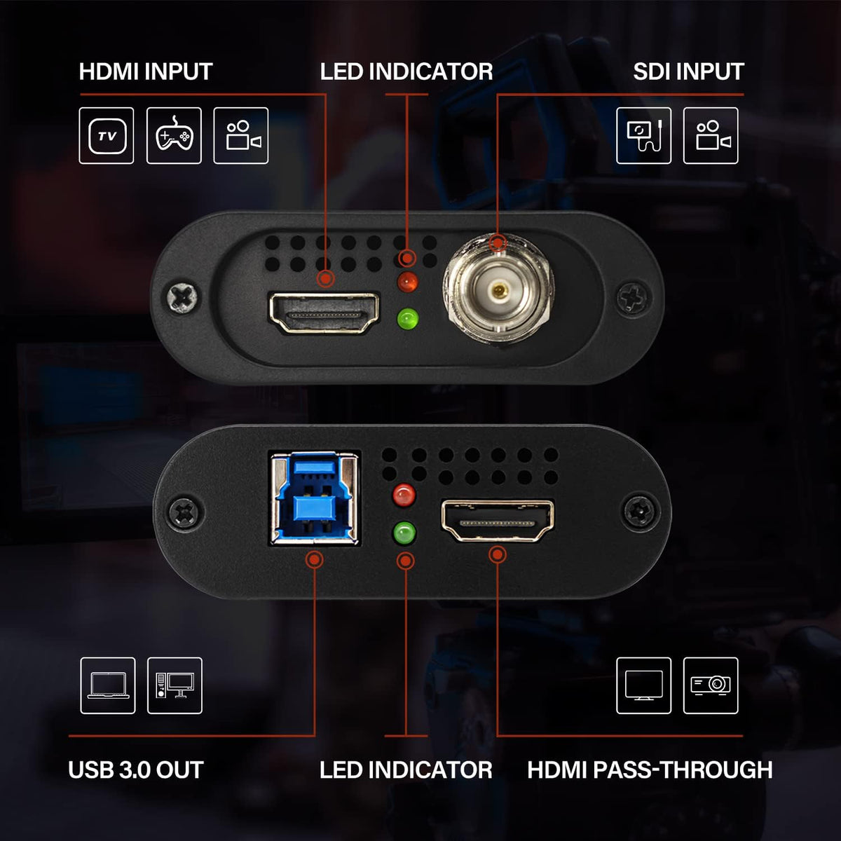 USB 3.0 HDMI SDI Video Capture Card V802