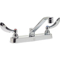 Two Handle Cast Deck-Mount Faucet H498