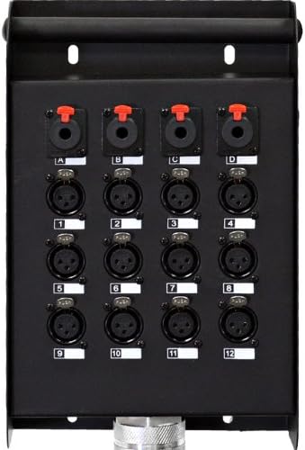 12 Channel 100' XLR Snake Cable with 1/4 Returns E986