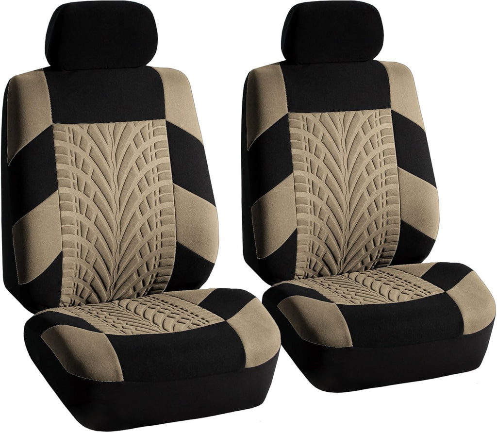 Beige Universal Fit Seat Covers Front Set N907040