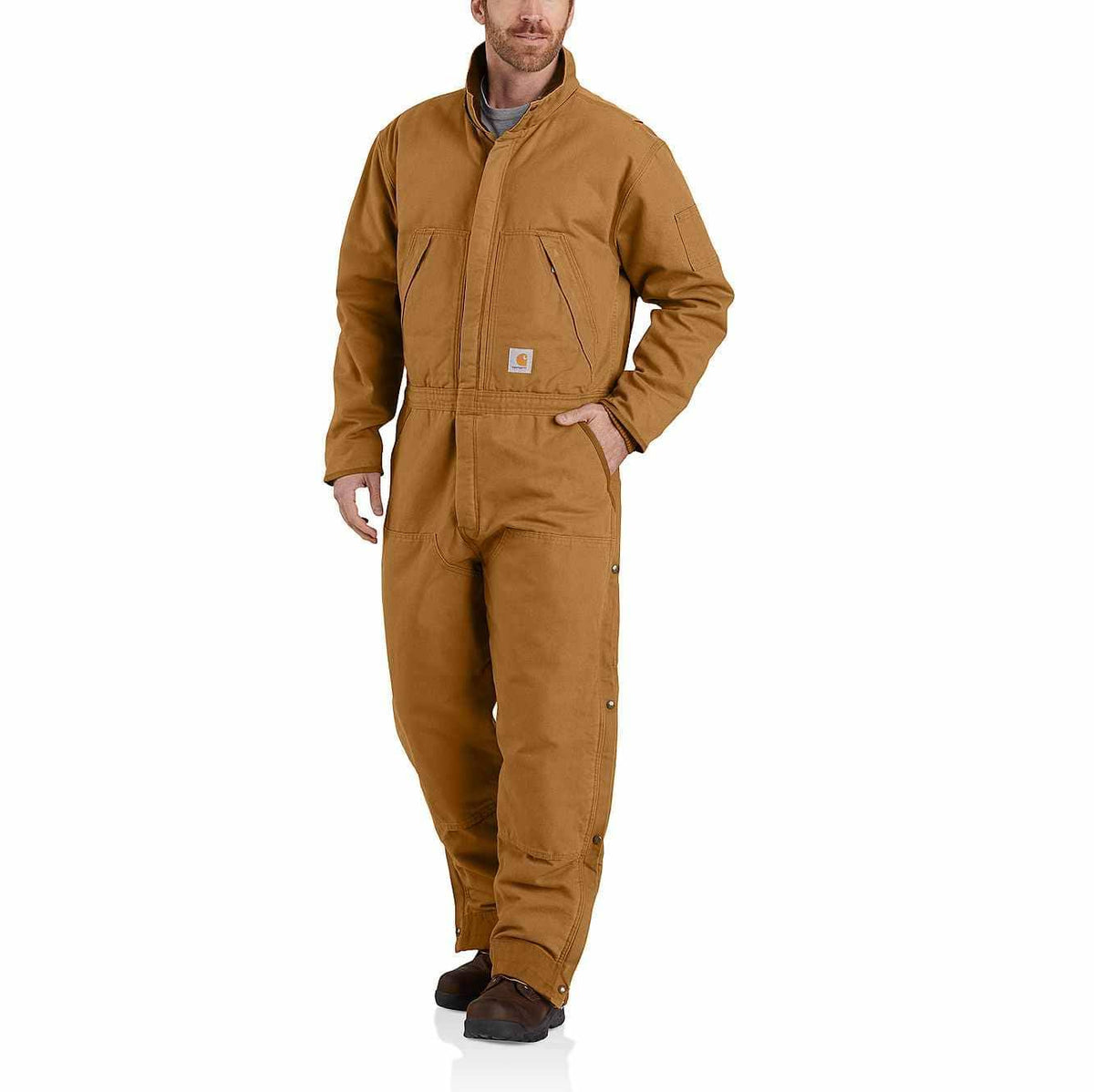 Brown Insulated Coverall U58265