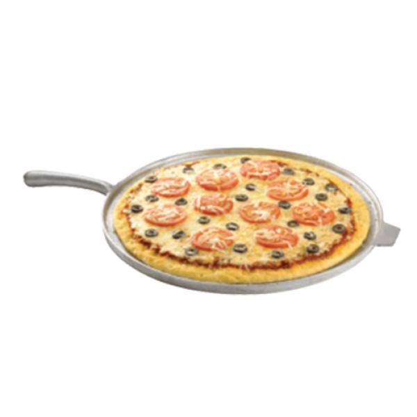 Sand Cast Aluminum Pizza Tray with Handle N25287