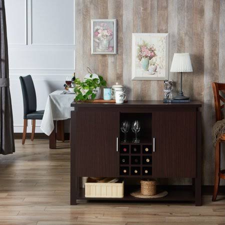 Walnut Multi-Storage Dining Buffet J23997