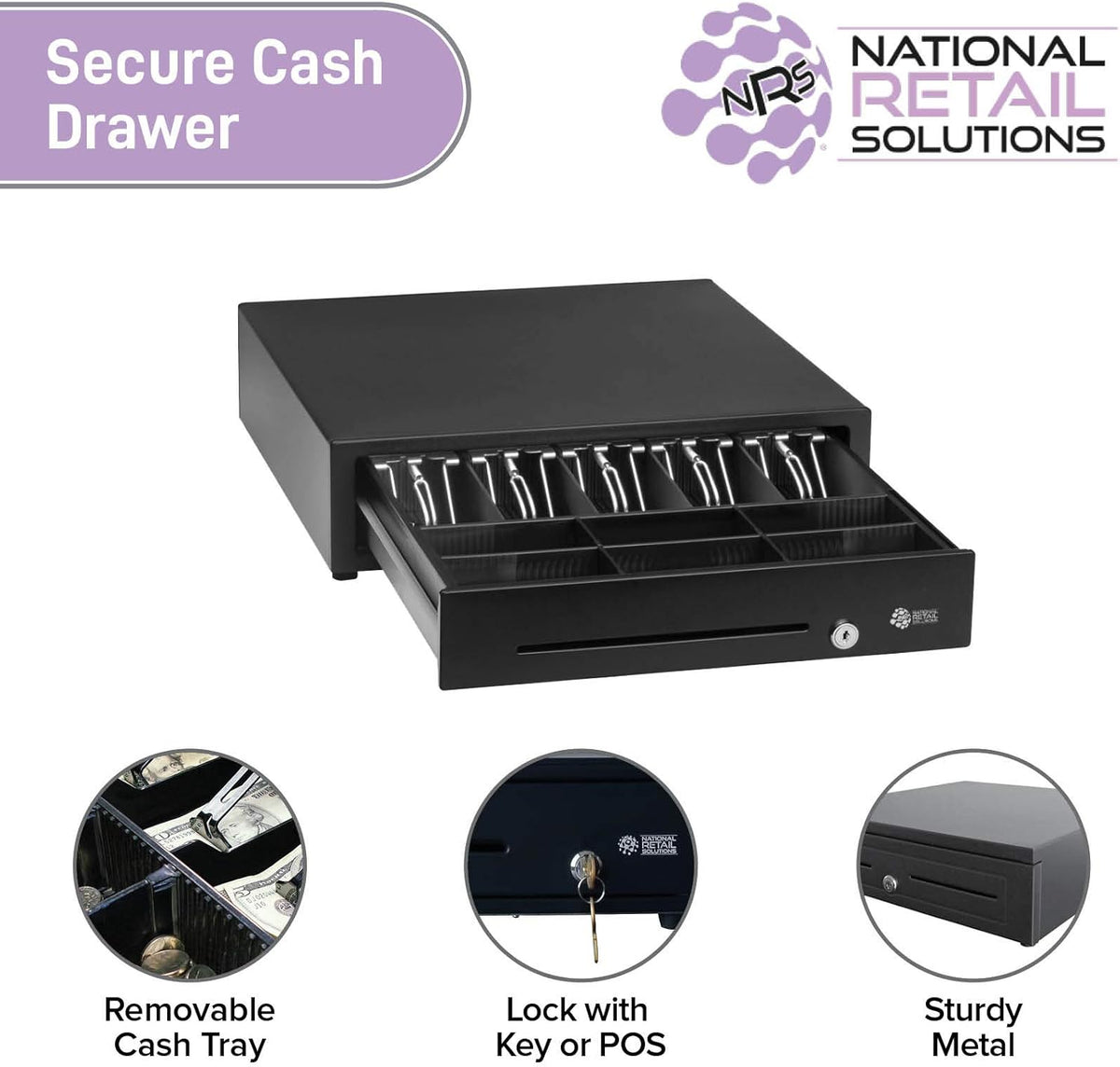 Cash Register with Touch Screen Monitor, Barcode Scanner, Cash Drawer and Receipt Printer B9323