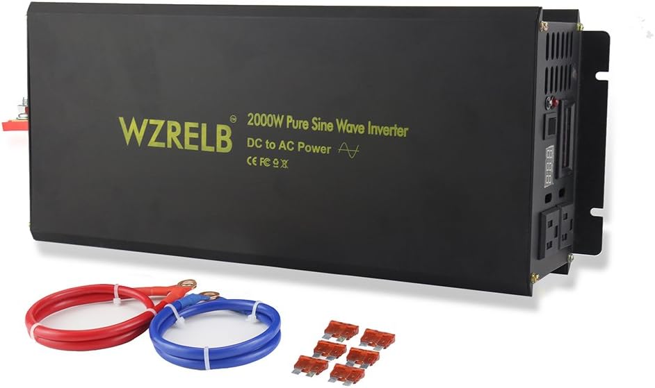 2500W Pure Sine Wave Solar Power Inverter 24V DC to 120V AC A5426