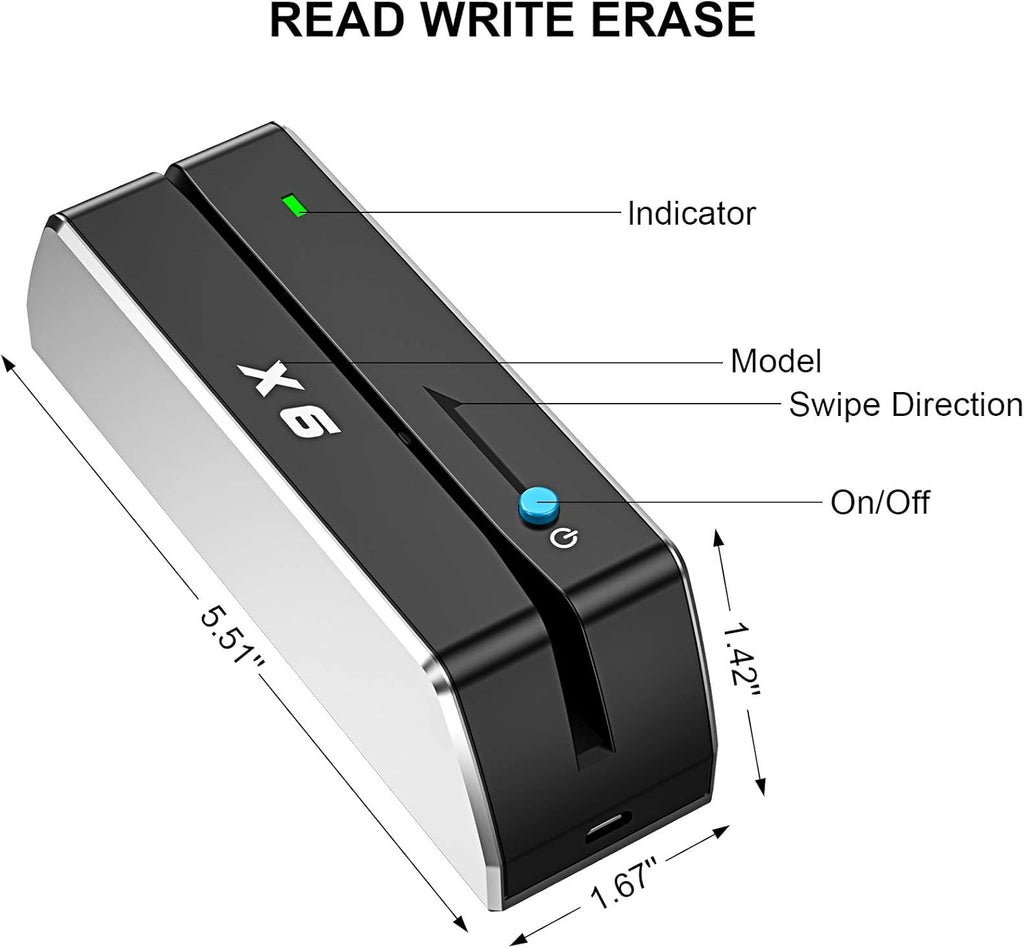 3 Tracks Mag Card Reader Writer Encoder C716