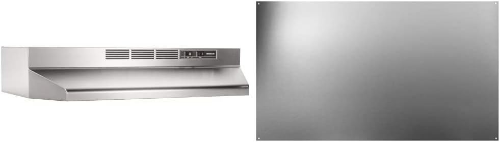 Non-Ducted Ductless Range Hood Insert with Light, 36-Inch, Stainless Steel J49593