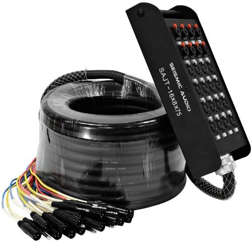 12 Channel 100' XLR Snake Cable with 1/4 Returns E986