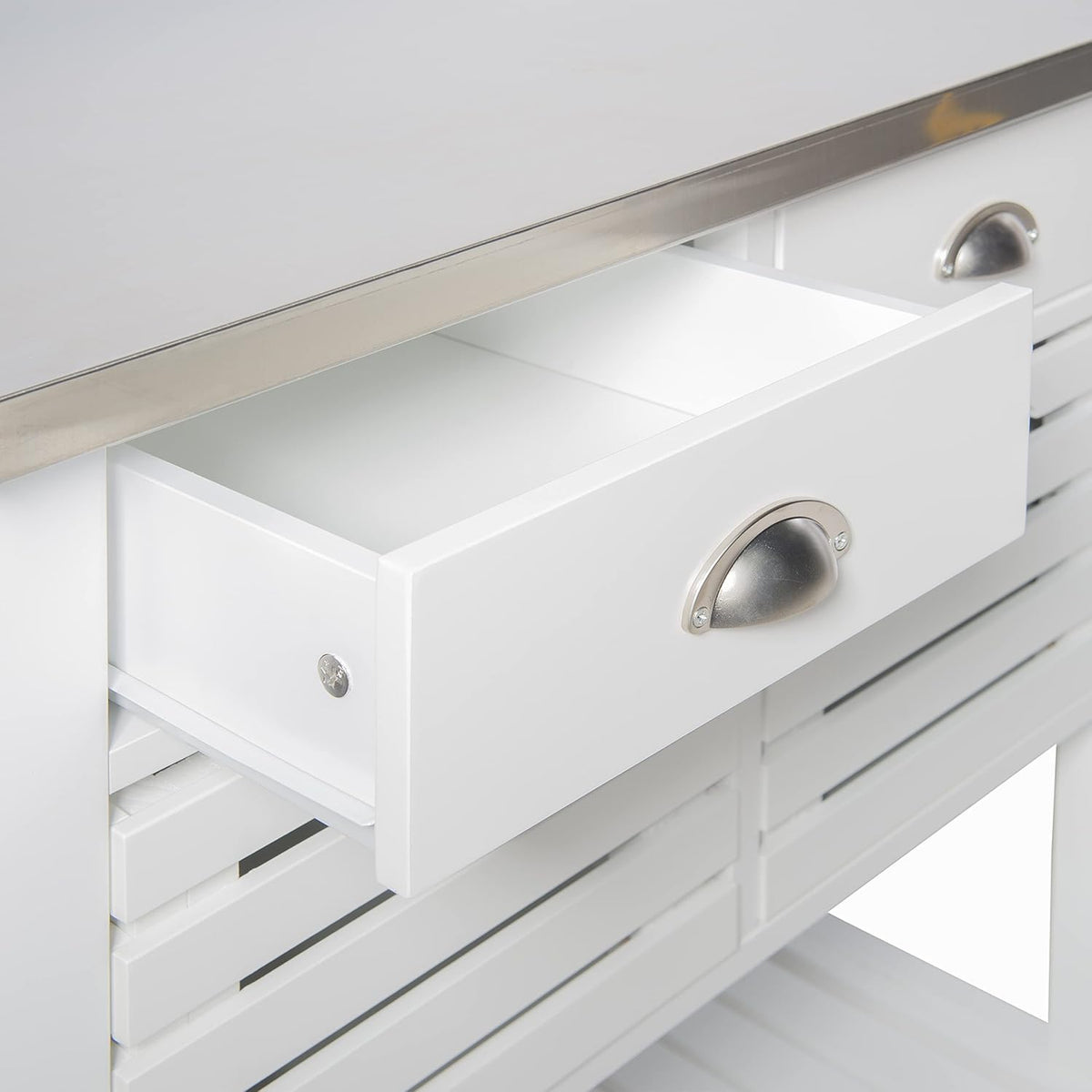 White Kitchen Cart K965