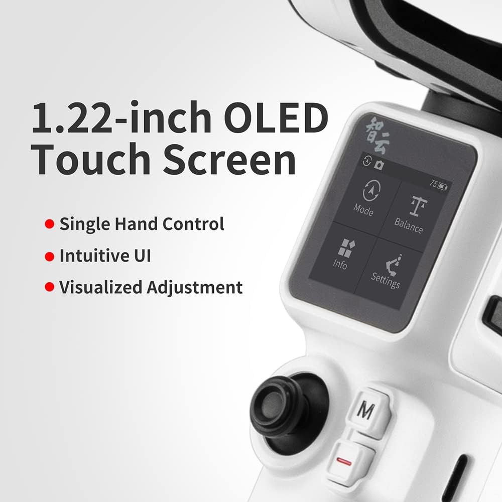 Handheld 3-Axis Gimbal Stabilizer with Tripod Phone Clip S8235