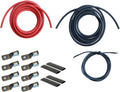 4/0 Gauge AWG Black Red Battery Cable Wire Kit L456680