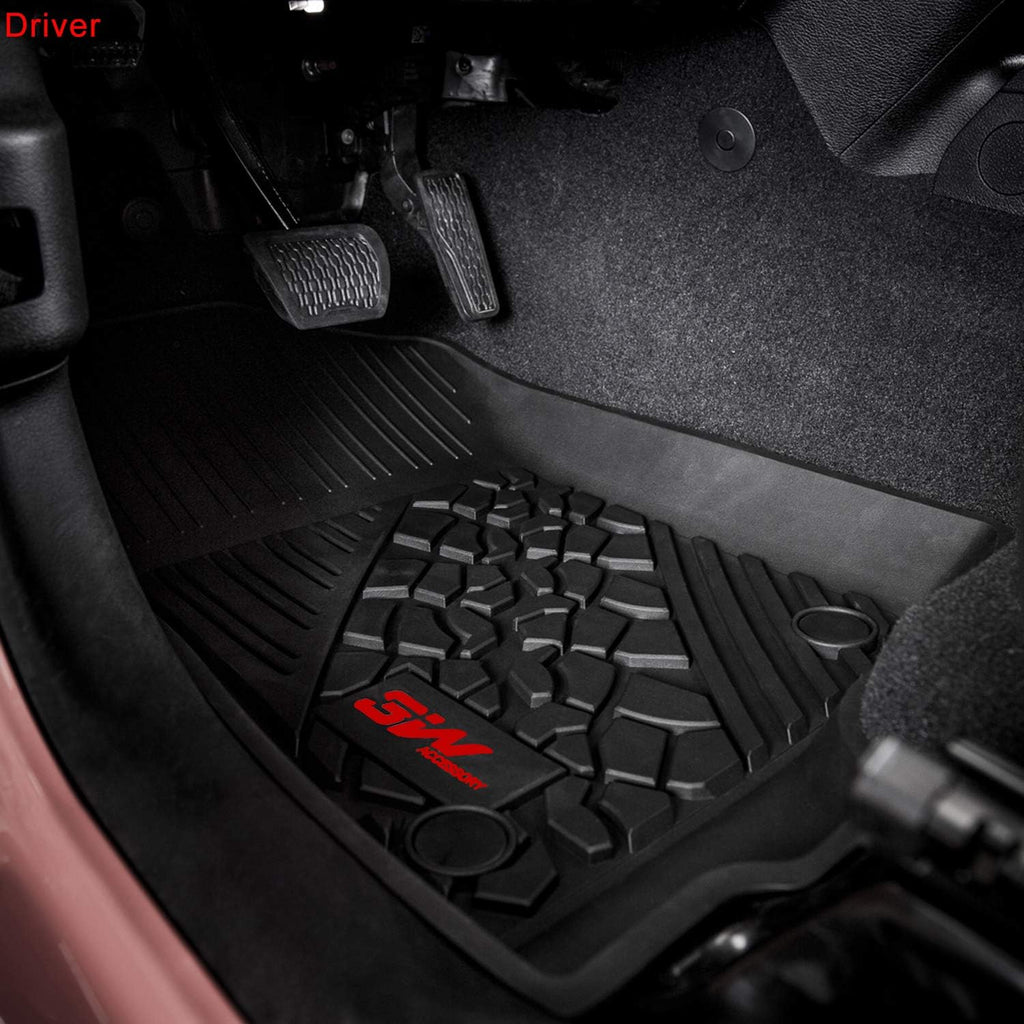 Black TPE Floor Mats Full Set N665