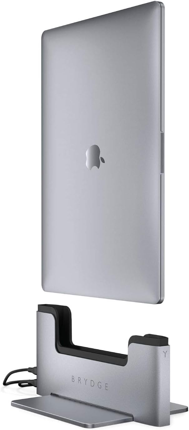 Space-Saving Laptop Stand Vertical Docking Station F705
