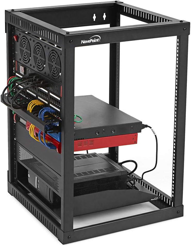 12U Side Load Wall Mount Network Rack R993726