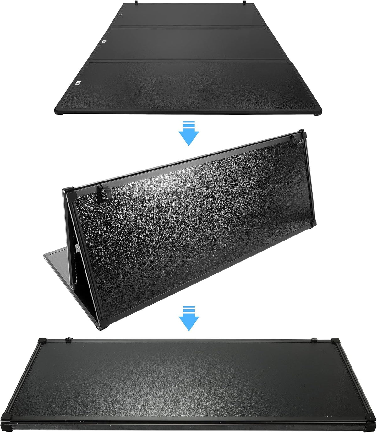 Hard Top Tri-Fold Tonneau Cover 6.5ft Truck Bed X908