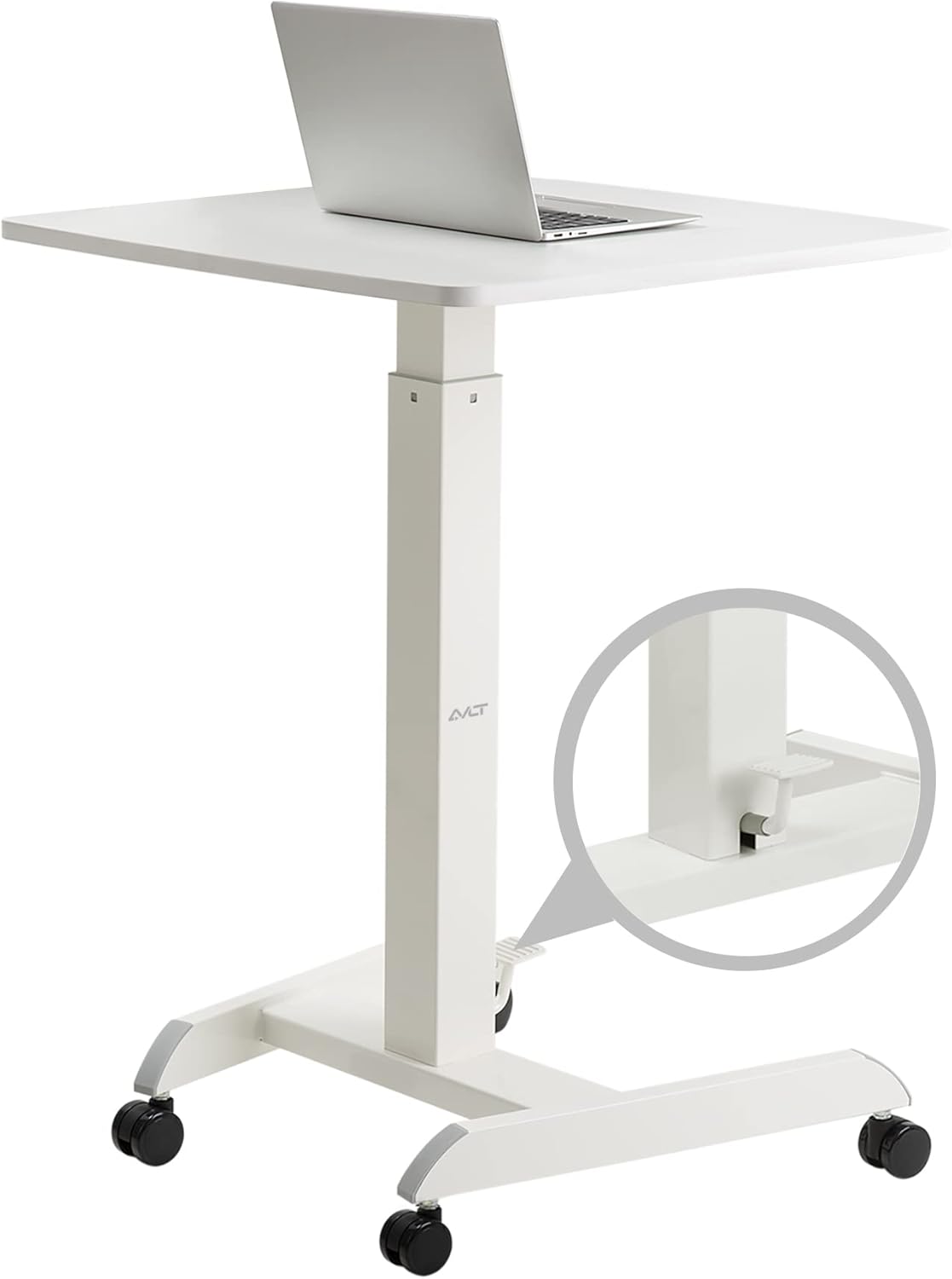 Pneumatic Laptop Standing Desk Cart V593112