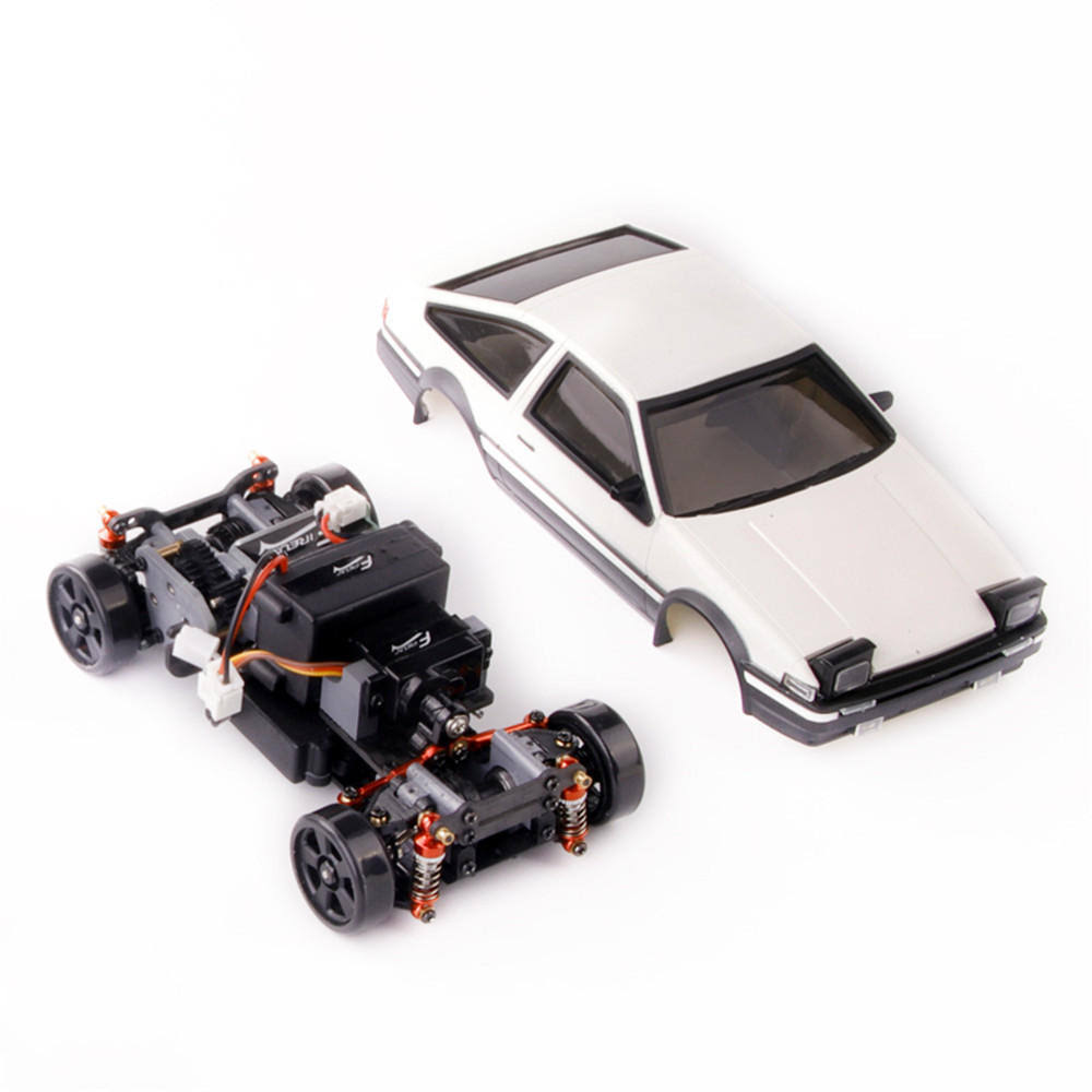 1/28 2.4g 4WD RC Car Touring Drift Vehicle Carbon Fiber Chassis W711372