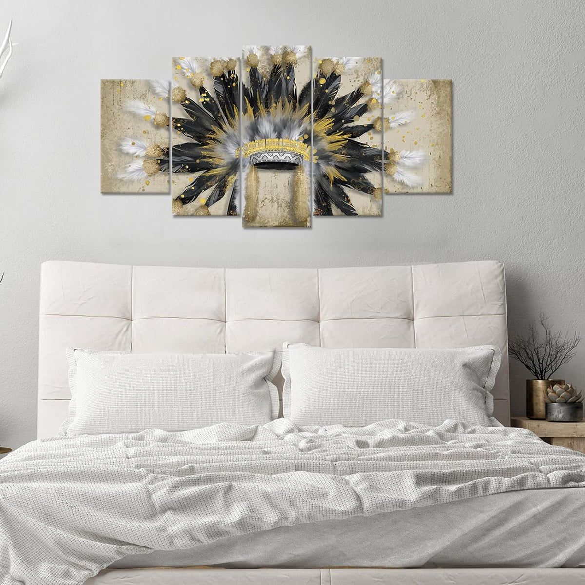 5 Piece Indian Canvas Wall Art T26435