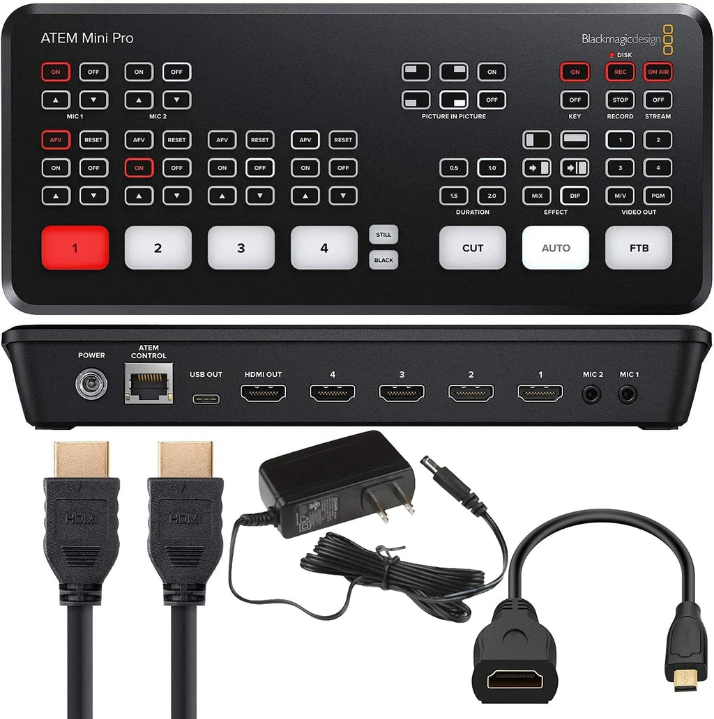 HDMI Live Stream Switcher with 12V Power Supply & HDMI Cable K4709