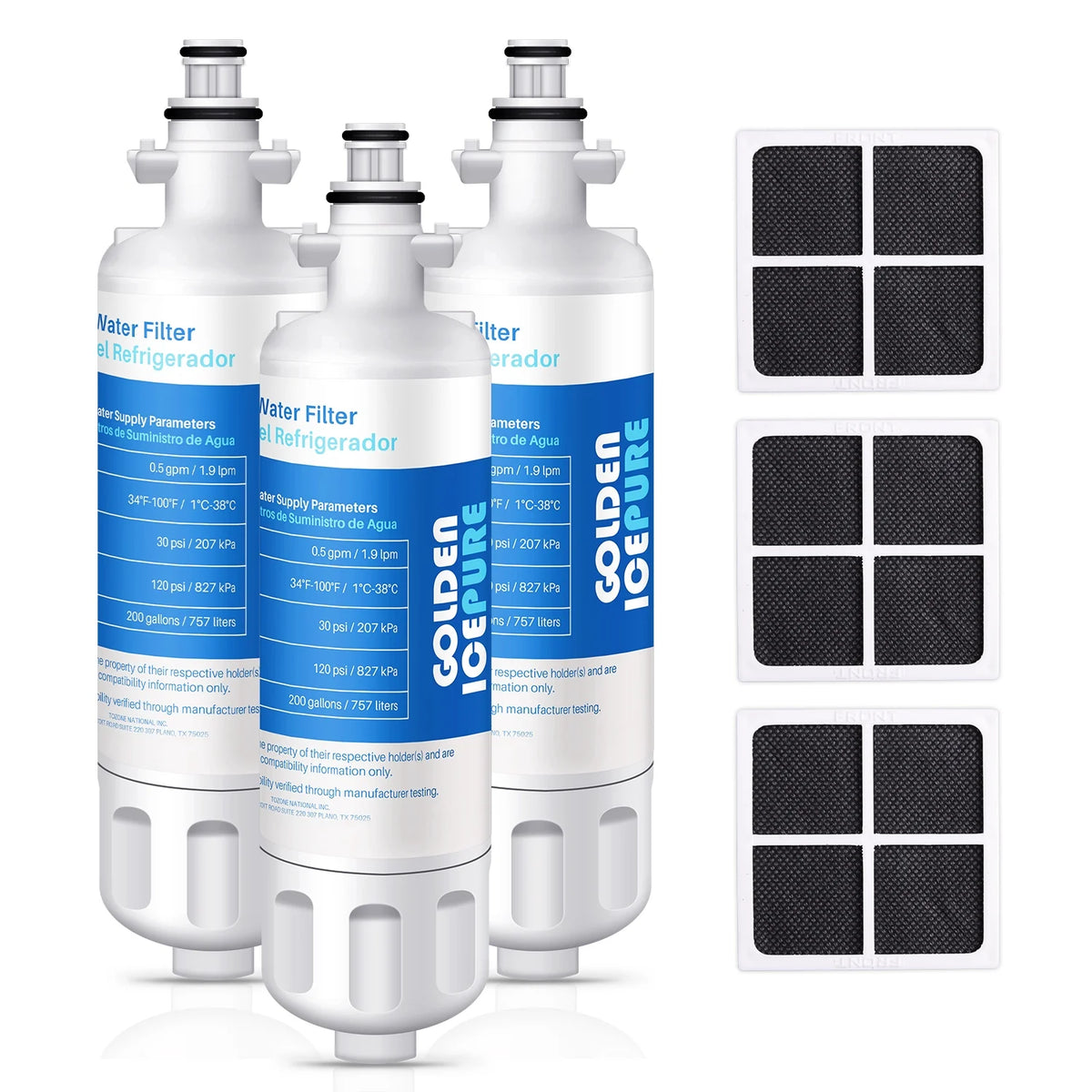 Replacement Water Filter Air Filter Combo 3Pack D8952