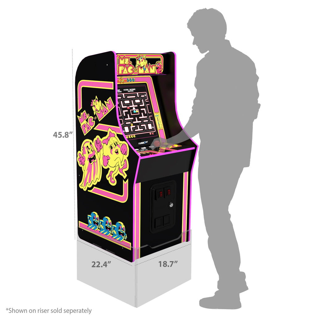 Ms. PAC-MAN Classic Arcade Game with 14 Classic Games and 17-inch Screen Z2704