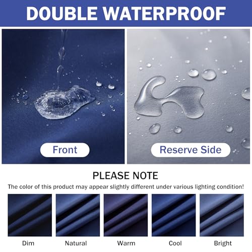 Waterproof Outdoor Chaise Lounge Cushion with Ties M225484