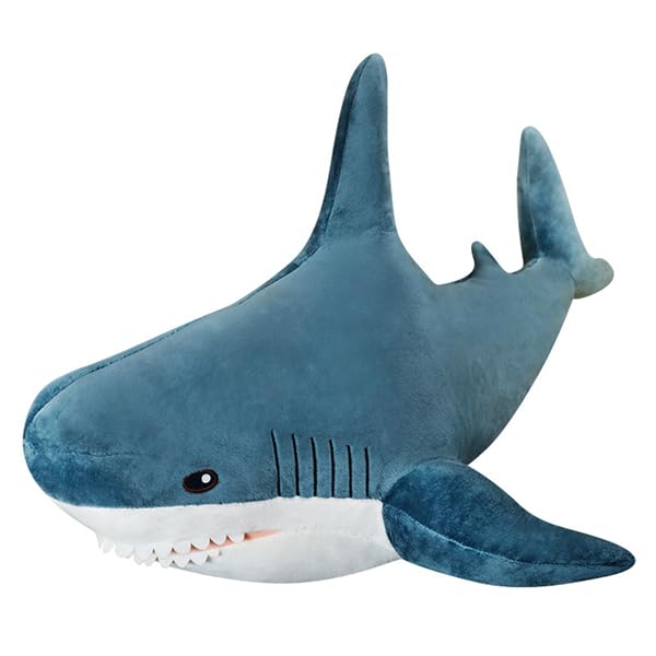 31 Inch Soft Shark Stuffed Animal Plush Pillow V8205
