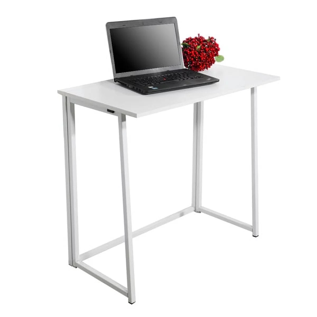 Collapsible Computer Desk White Q666130