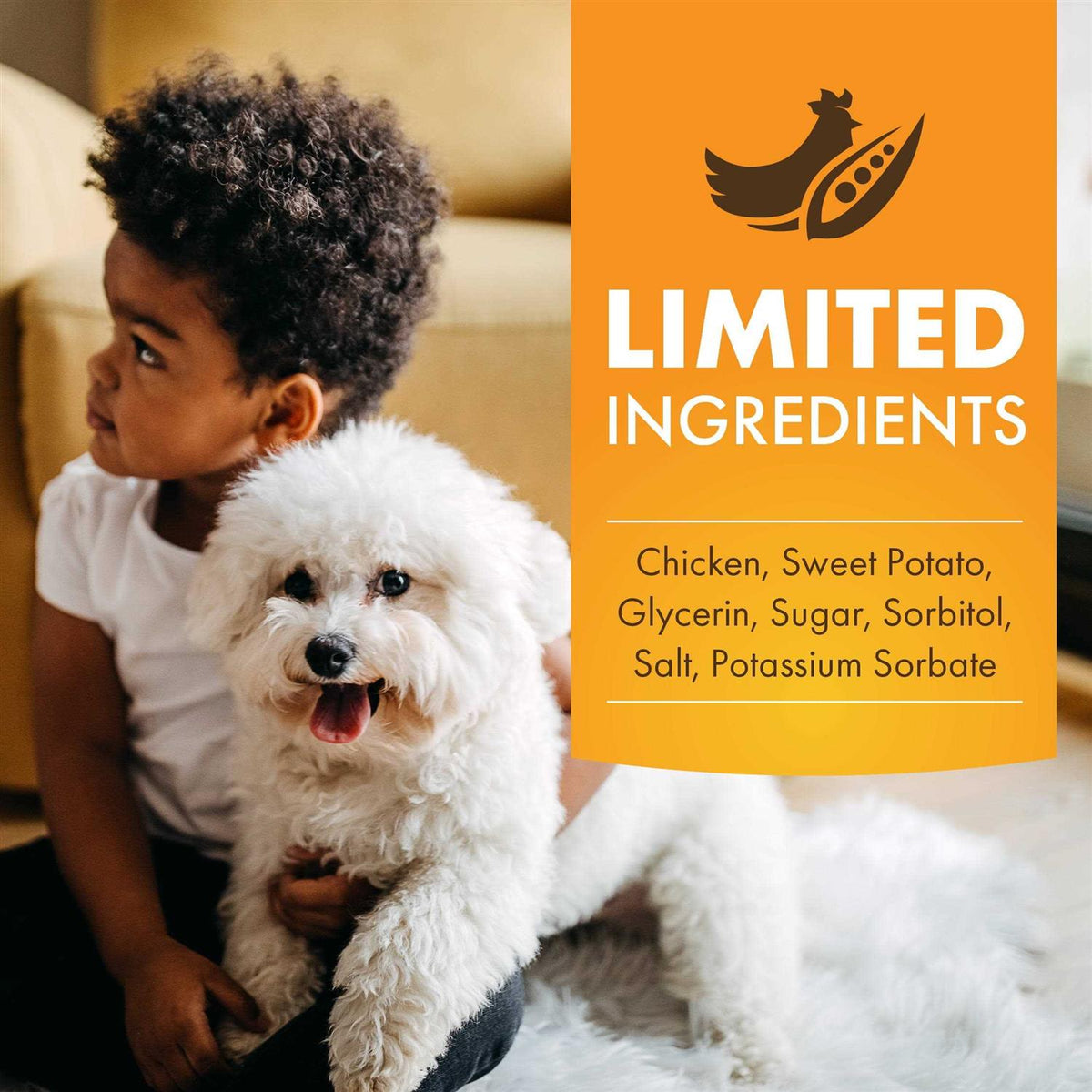 Chicken and Sweet Potato Dog Treat Q9694
