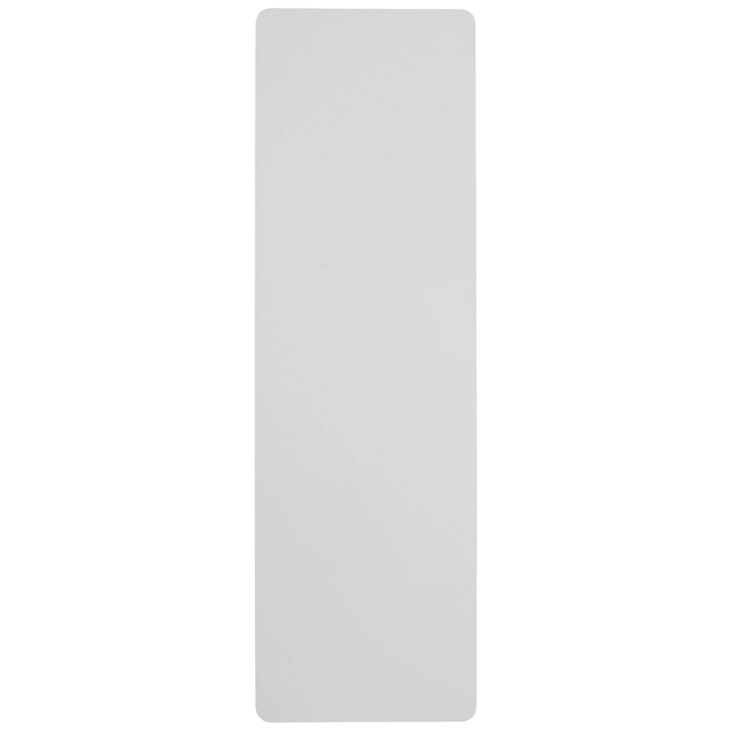8-Foot Granite White Plastic Folding Table T57055