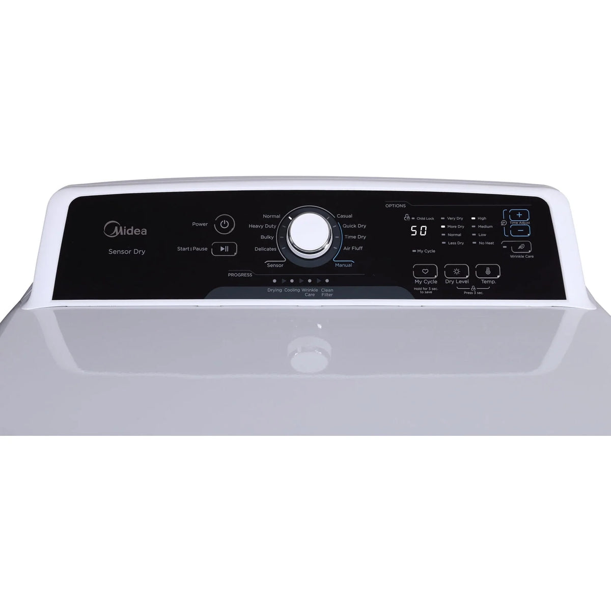 White Top Load Electric Dryer N51795