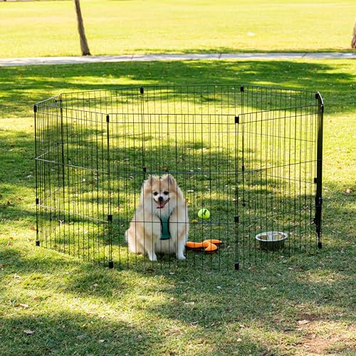 Metal 8-Panel 24" Dog Playpen U815
