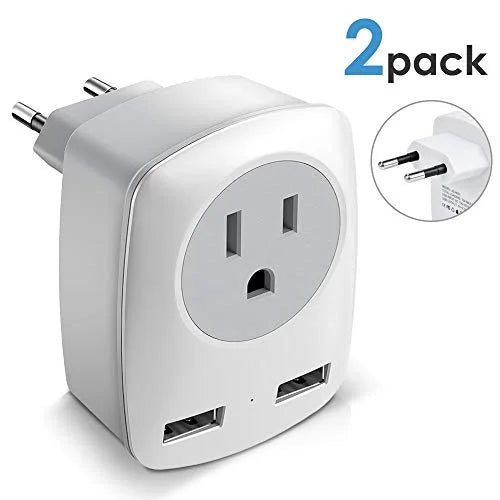 European Travel Plug Adapter Type C Q380